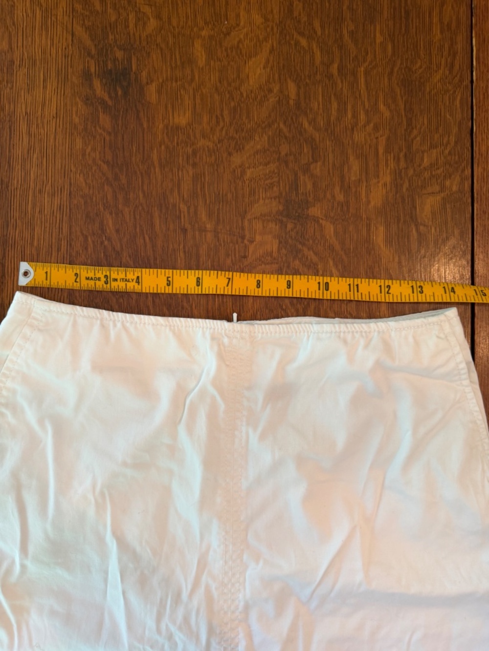 New York & Company Stretch Tech White A-Line Skirt Size 4 - Picture 5 of 10